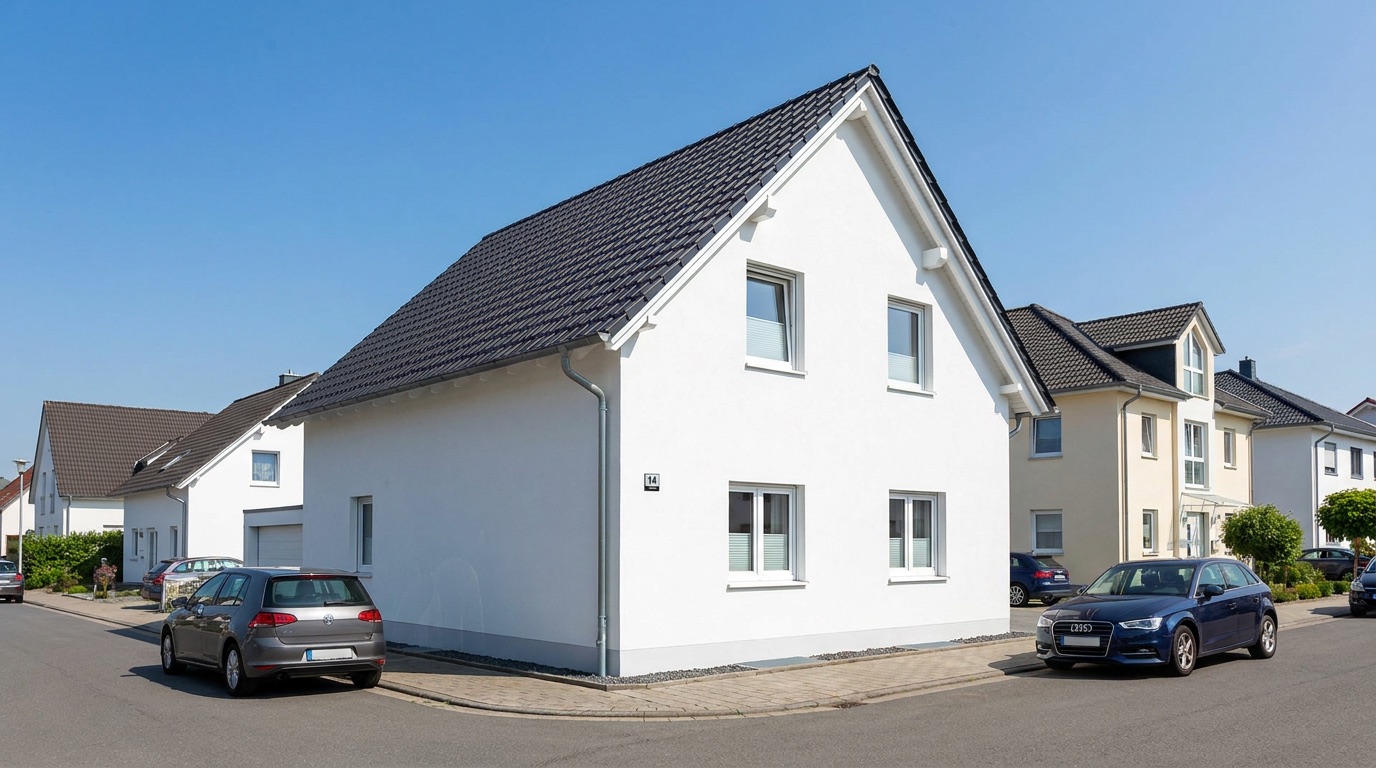 Fassade nach der Reinigung durch CleanWorld24